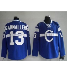 hockey Montreal Canadiens #13 CAMMALLERI blue Jersey