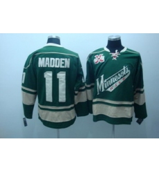Minnesota Wild 11 madden 10th Anniversary jerseys