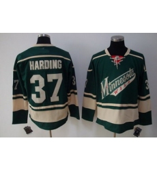 Minnesota Wild 37 Harding green Jerseys