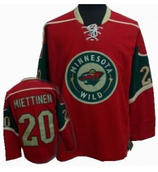 Minnesota Wilds 20# MIETTINEN red jersey