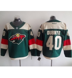 Wild #40 Devan Dubnyk Green 2016 Stadium Series Stitched NHL Jersey