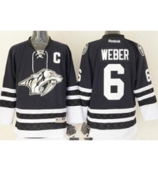 Nashville Predators #6 Shea Weber Stitched Blue Third NHL Jersey