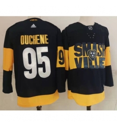 Youth Nashville Predators 95 Matt Duchene Black 2022 Stadium Series adidas Stitched NHL Jersey