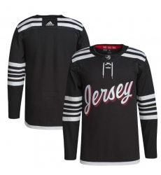 Men New Jersey Devils Blank 2021 2022 Black Stitched Jersey
