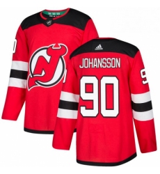Mens Adidas New Jersey Devils 90 Marcus Johansson Authentic Red Home NHL Jersey 