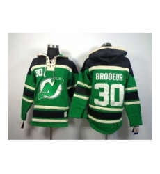 NHL Jerseys new jersey devils #30 brodeur green[pullover hooded sweatshirt]