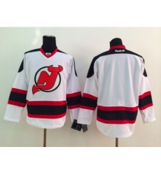 NHL New Jersey Devils blank white Stitched Jerseys