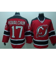 New Jersey Devils 17 Ilya Kovalchuk Red Jerseys Throwback