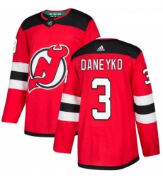 Youth Adidas New Jersey Devils 3 Ken Daneyko Authentic Red Home NHL Jersey 
