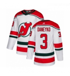 Youth Adidas New Jersey Devils 3 Ken Daneyko Authentic White Alternate NHL Jersey 