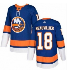 Men New York Islanders 18 Anthony Beauvillier Royal Adidas Jersey