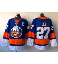 Men New York Islanders 27 Anders Lee Royal Adidas Jersey Stitched C Patch
