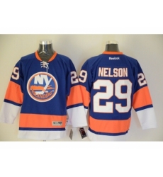 NHL New York Islanders #29 nelson blue jerseys