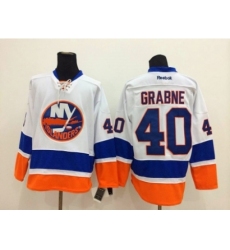 NHL New York Islanders #40 Michael Grabner white-blue jerseys