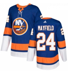 Youth Adidas New York Islanders 24 Scott Mayfield Premier Royal Blue Home NHL Jersey 
