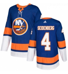 Youth Adidas New York Islanders 4 Dennis Seidenberg Premier Royal Blue Home NHL Jersey 