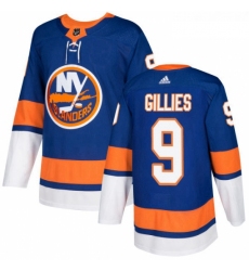 Youth Adidas New York Islanders 9 Clark Gillies Authentic Royal Blue Home NHL Jersey 