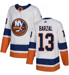Youth Adidas New York Islanders Mathew Barzal #13 Blue Stitched NHL Jersey