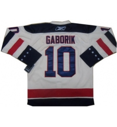 2012 Winter classic jersey New York Rangers 10 Marian Gaborik Cream Color-ice Hockey jerseys