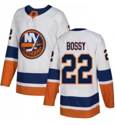 Men Adidas New York Islanders 22 Mike Bossy Premier White Home NHL Jersey