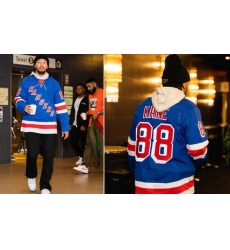 Men New York Rangers Patrick Kane Blue Stitched NHL jersey