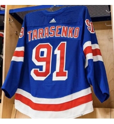 Men New York Rangers Vladimir Tarasenko 91 Blue Home Adidas Jersey