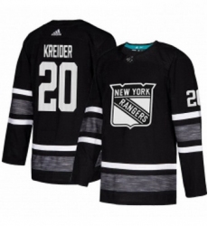 Mens Adidas New York Rangers 20 Chris Kreider Black 2019 All Star Game Parley Authentic Stitched NHL Jersey 