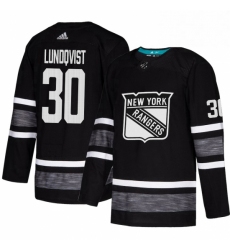 Mens Adidas New York Rangers 30 Henrik Lundqvist Black 2019 All Star Game Parley Authentic Stitched NHL Jersey 