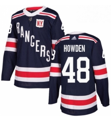 Mens Adidas New York Rangers 48 Brett Howden Authentic Navy Blue 2018 Winter Classic NHL Jersey 