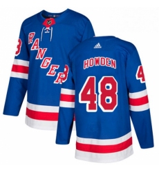 Mens Adidas New York Rangers 48 Brett Howden Premier Royal Blue Home NHL Jersey 
