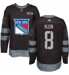 Mens Adidas New York Rangers 8 Kevin Klein Premier Black 1917 2017 100th Anniversary NHL Jersey 