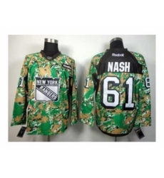 NHL Jerseys New York Rangers #61 Nash camo