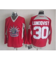 NHL New York Rangers 30 Henrik Lundqvist red Jerseys