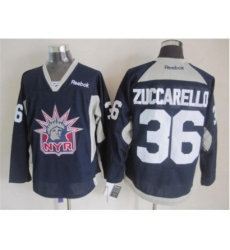 NHL New York Rangers 36 Mats Zuccarello Dark Blue