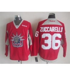 NHL New York Rangers 36 Mats Zuccarello red Jerseys