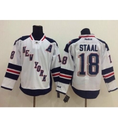 New York Rangers #18 Marc Staal White 2014 Stadium Series Stitched NHL Jersey
