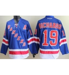 New York Rangers #19 Brad Richards BLUE jerseys