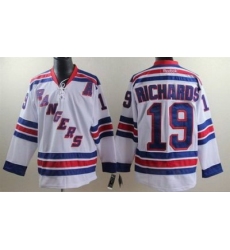 New York Rangers 19# Brad Richards white Jersey
