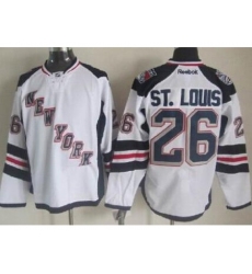 New York Rangers #26 Martin St.Louis White 2014 Stadium Series Stitched NHL Jersey