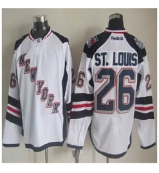 New York Rangers #26 Martin St.Louis White 2014 Stadium Series Stitched NHL Jersey