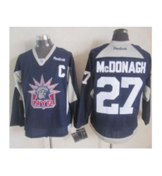 New York Rangers #27 Ryan McDonagh Navy Blue Practice Stitched NHL Jersey