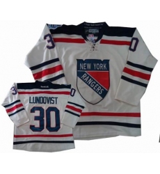 New York Rangers 30 Henrik Lundqvist 2012 winter classic jerseys cream