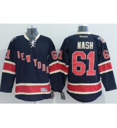 New York Rangers #61 Rick Nash Dark Blue Third Stitched NHL Jersey