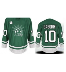 New York Rangers Authentic NHL St Patty's Day Jerseys #10 Marian Gaborik Jersey