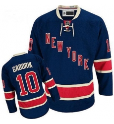 New York Rangers Heritage Third Blue Jerseys 10# Marian Gaborik Hockey Jersey