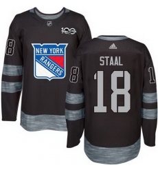 Rangers #18 Marc Staal Black 1917 2017 100th Anniversary Stitched NHL Jersey