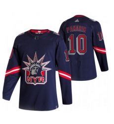 Women New York Rangers 10 Artemi Panarin Navy Adidas 2020 21 Reverse Retro Alternate NHL Jersey