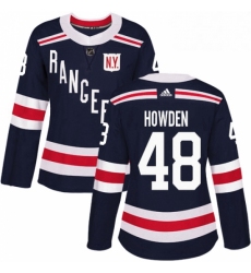 Womens Adidas New York Rangers 48 Brett Howden Authentic Navy Blue 2018 Winter Classic NHL Jersey 
