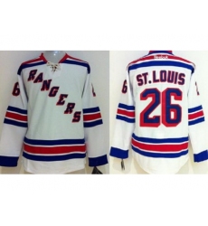 Kids New York Rangers #26 Martin St.Louis White NHL Jerseys
