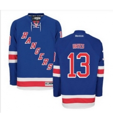 New York Rangers #13 Kevin Hayes Blue Home Stitched Youth NHL Jersey